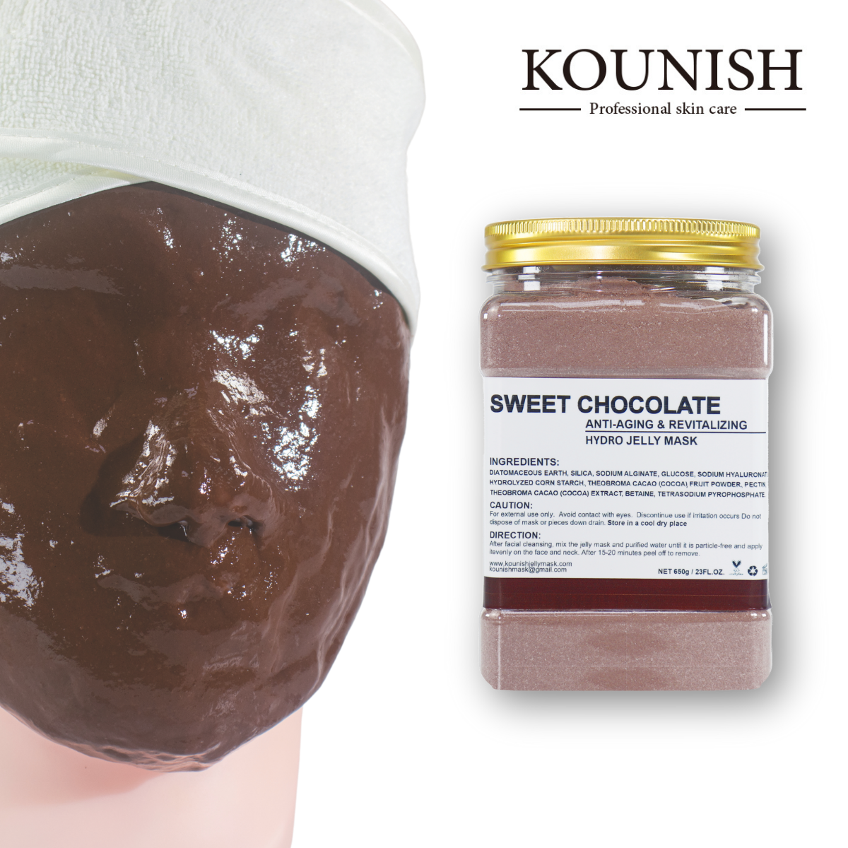 Chocolate Jelly Face Mask