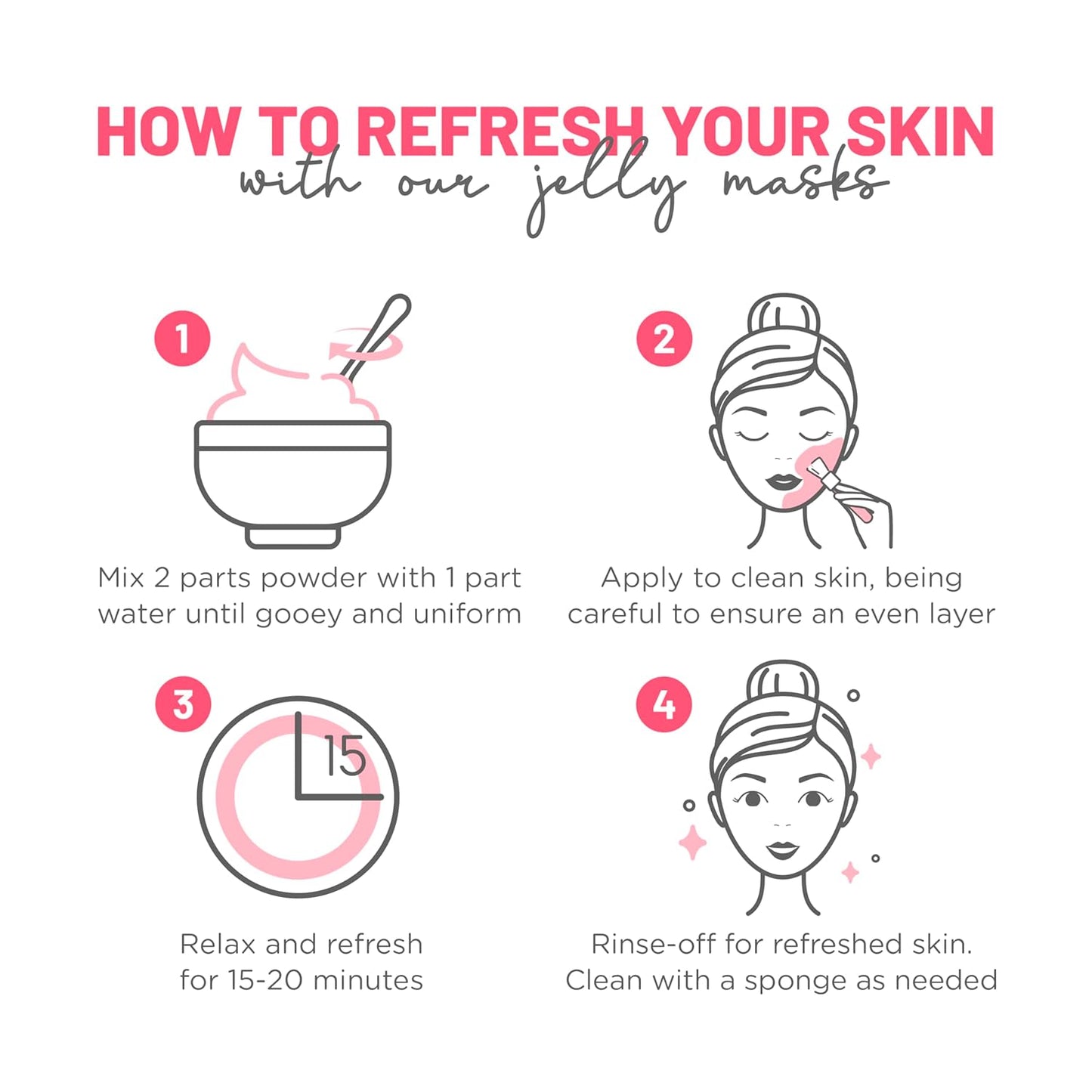 Egyptian Rose Jelly Mask