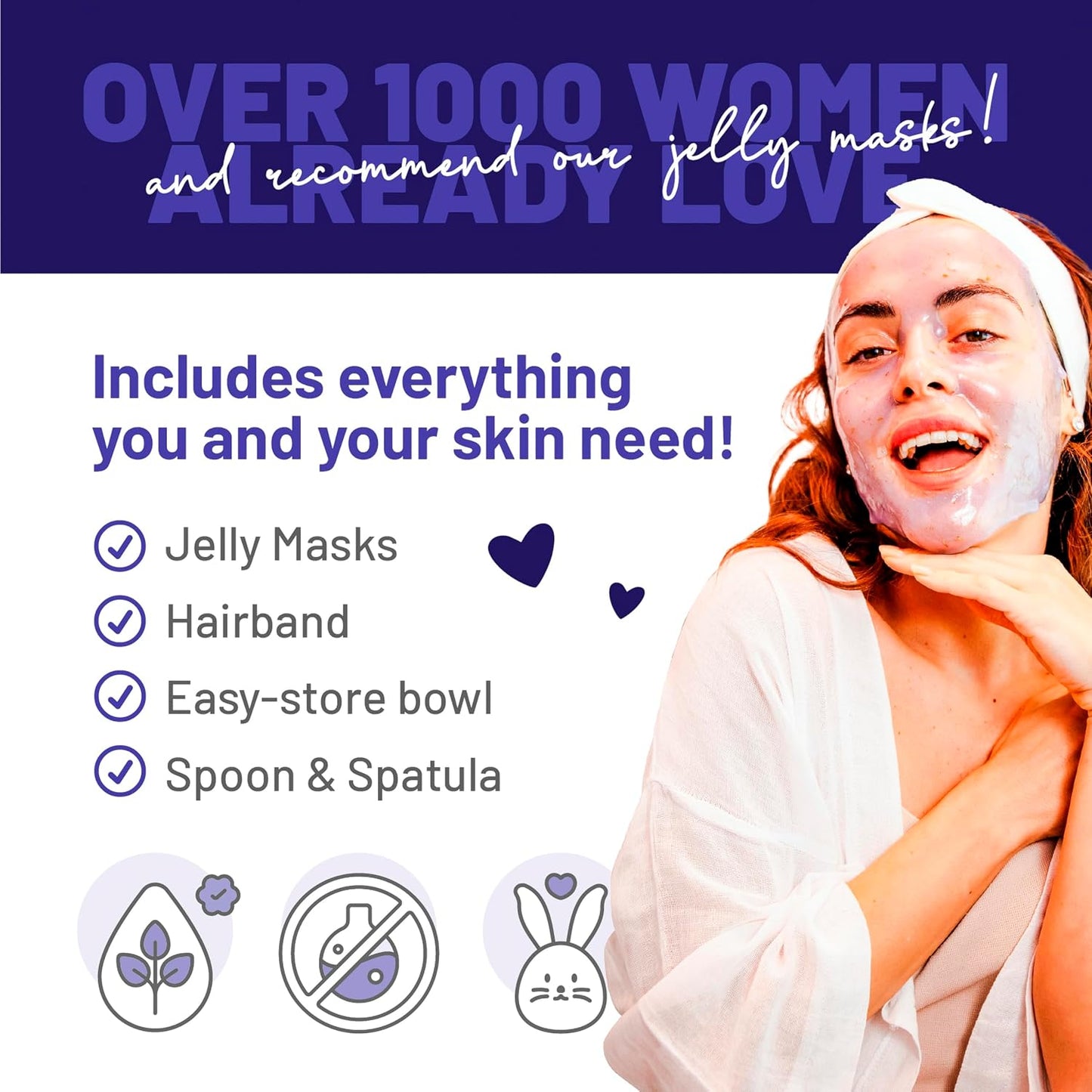 Lavender Glow Jelly Face Mask