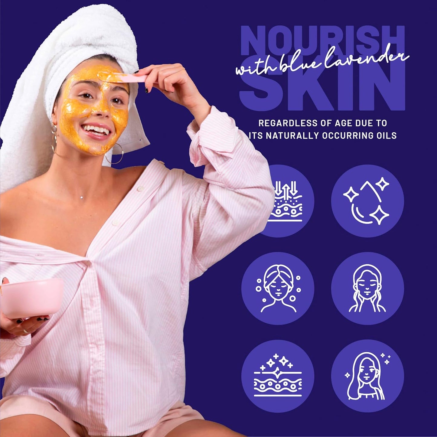 Lavender Glow Jelly Face Mask