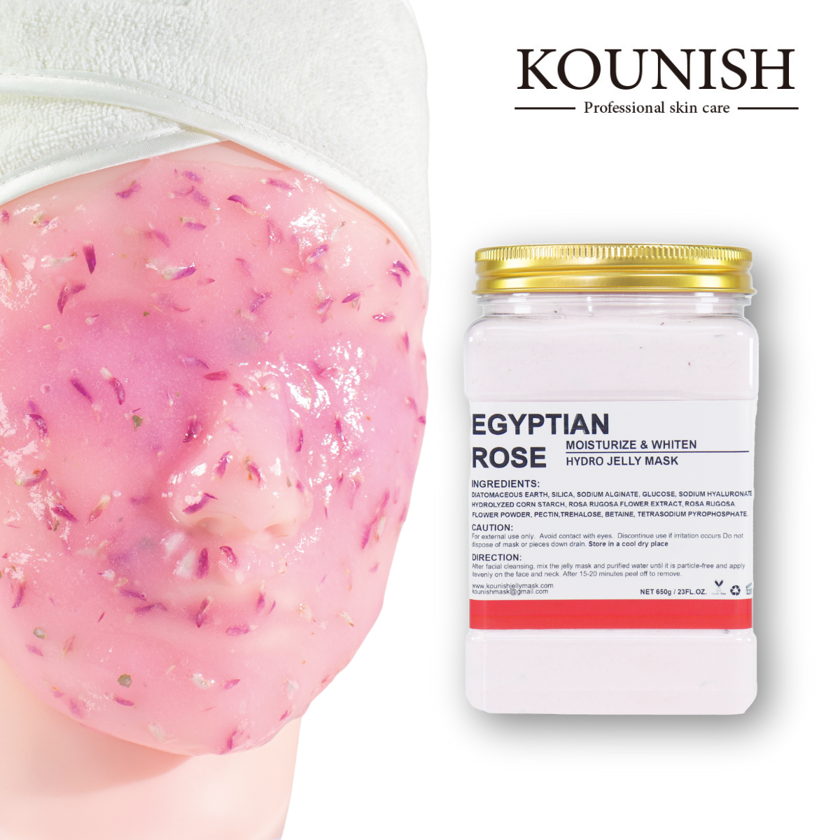 Egyptian Rose Jelly Mask